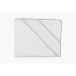 CAPA DE BAÑO BLANCA-RAYITA GRIS CON PANAMA