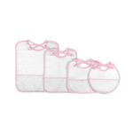 BABERO BLANCO-ROSA CON PANAMA