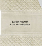 Chal de baño mod.SPICA crudo con panama - Imagen 2