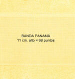 Chal de baño amarillo pálido con panama - Imagen 2